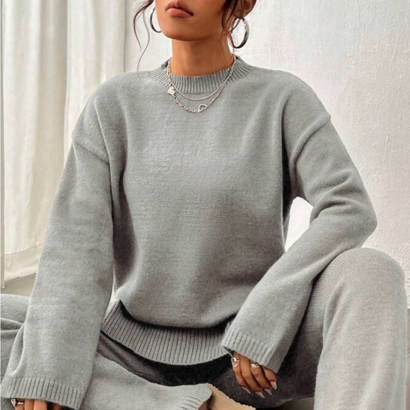 Grey matching sweater set viral - Picture 2 of 2